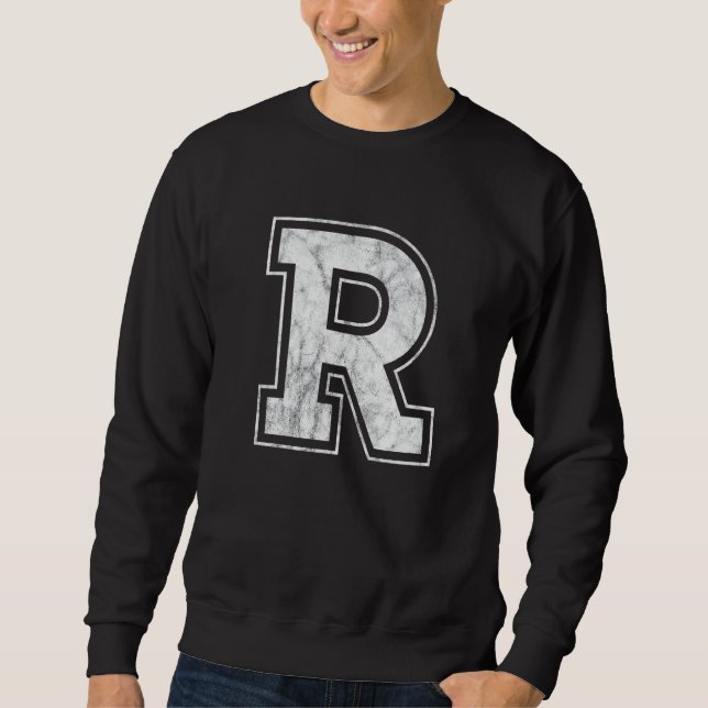 Big Letter R Sweatshirt (Vorderseite)