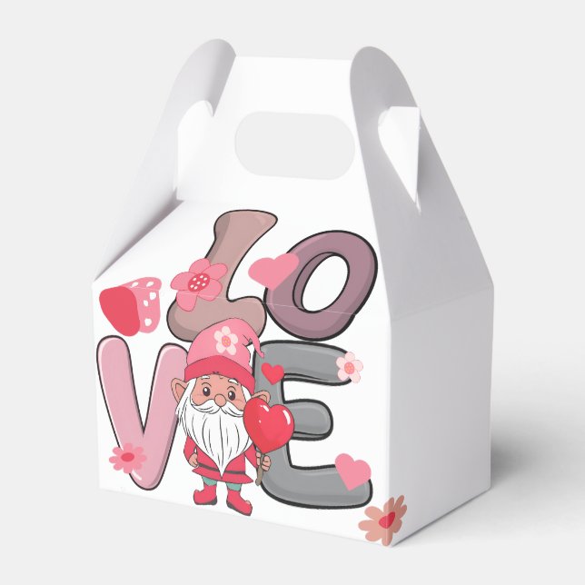 Big Liebe Doodle Stil Geschenkschachtel (Vorderseite)