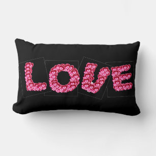 Big Liebe Little Hearts Pillow Lendenkissen