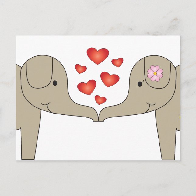 Big Liebe Postkarte (Vorderseite)