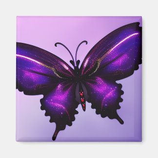 Big Lila Butterfly Magnet