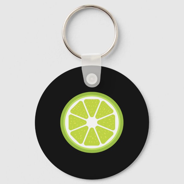 Big Limon Sliced Kostüm Niedlich Easy FruehHallowe Schlüsselanhänger (Vorderseite)