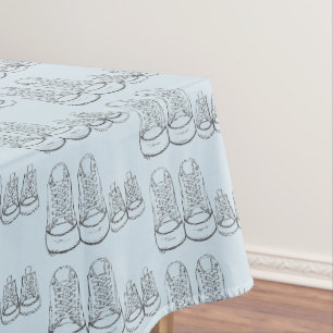 Big Little Shoes Neue Baby Duschschläfer Blue Boy Tischdecke
