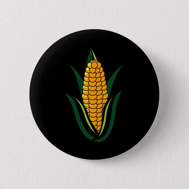 Big Mais Kostüm Niedlich leicht Fruchtsaft Hallowe Button (Vorderseite)