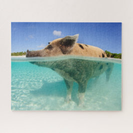 Big Mama Pig im Wasserpuzzle