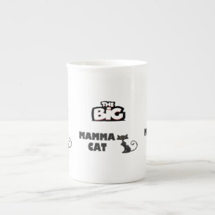 Big mamma Design für coole Katzen Prozellantasse