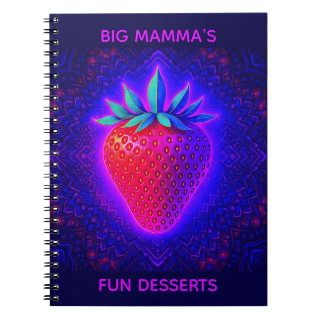 BIG MAMMA'S LECKERE NACHSPEISEN (ERDBEERE) NOTIZBLOCK (Vorderseite)