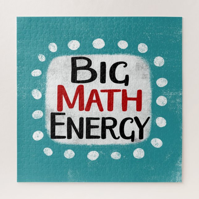 Big Math Energy Jigsaw Puzzle (Vertical)