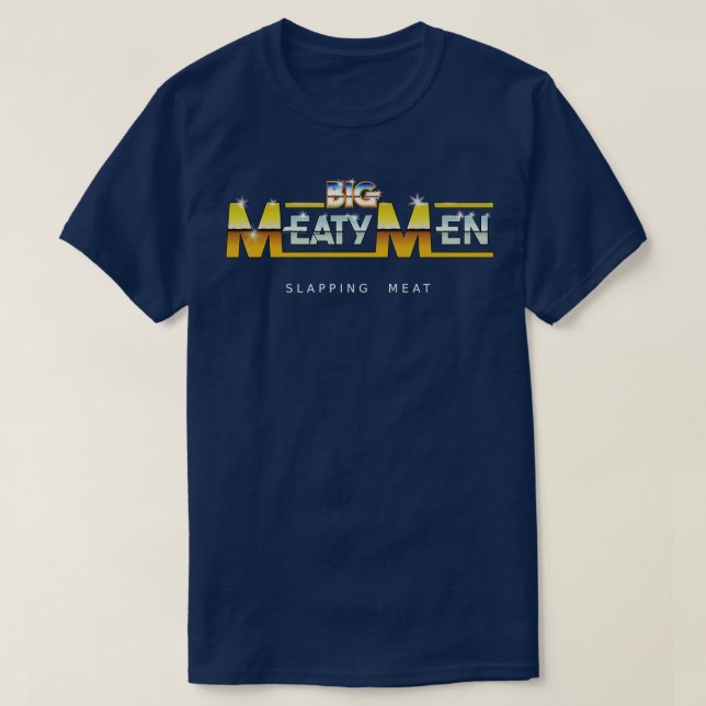 Big Meaty Men Slapping Fleisch Baby Bodysuit T-Shirt (Design vorne)