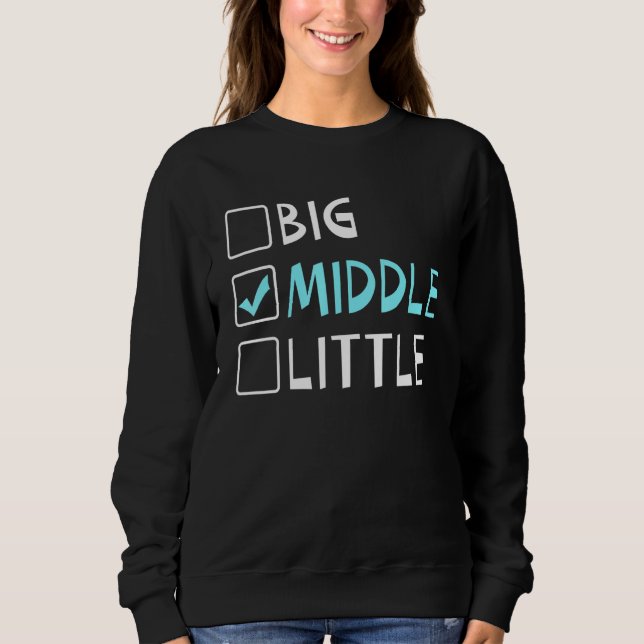 Big Middle Little Middle Brother Sweatshirt (Vorderseite)