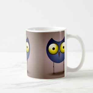 Big Mit Augen Blue Owl Kaffeetasse