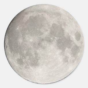 Big-Mond-Aufkleber Runder Aufkleber