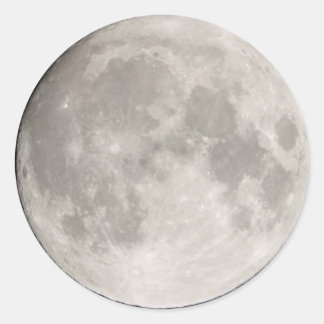 Big-Mond-Sticker Runder Aufkleber