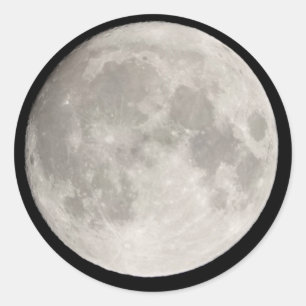Big-Mond-Sticker Runder Aufkleber