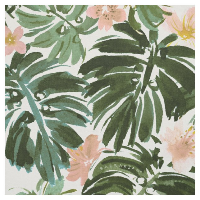 BIG MOOD Monstera Floral Tropical Stoff (Muster)