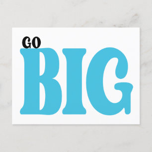 Big Motivierend Angebot Postkarte