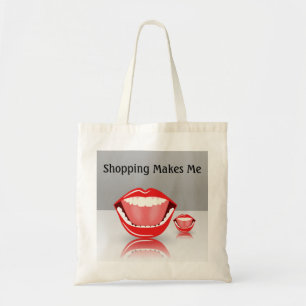 Big Mouth Spaß Budget Funny Shopping Tragetaschen