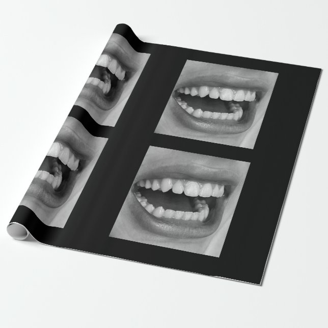 Big Mouth Wrapping Paper Geschenkpapier (Ungerollt)