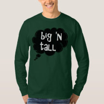 Big 'n Tall Long-Sleeve T - Shirt von dalDesignNZ