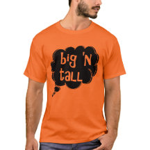 Big 'n Tall T - Shirt von dalDesign (L-4xl)