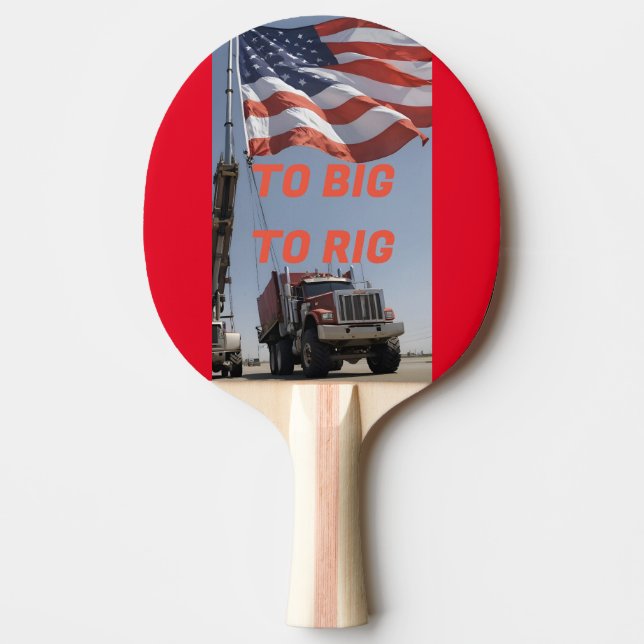 BIG NACH RIG TISCHTENNIS SCHLÄGER (Vorderseite)