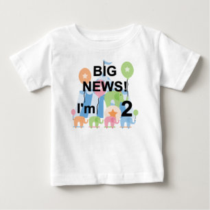 Big News Circus 2nd Birthday T-shirts et cadeaux