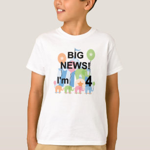 Big News Circus 4th Birthday T-shirts et cadeaux