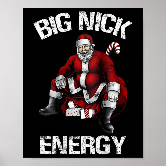 Big Nick Energy Fun Weihnachten 2 Poster (Vorne)