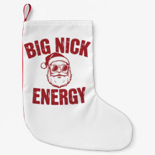 Big Nick Energy Lustiger Weihnachtsmann Unanständi Kleiner Weihnachtsstrumpf