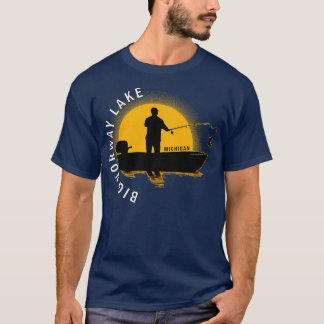 Big Norway Lake Fischen Michigan Sunrise T-Shirt