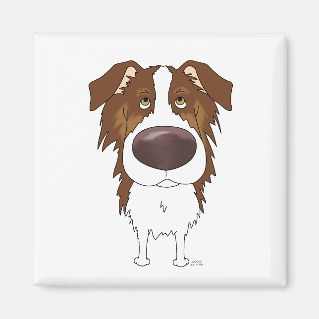 Big Nose Aussie Magnet (Vorne)