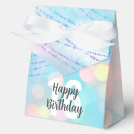 Big Number Bokeh Birthday Gevor Box Geschenkschachtel