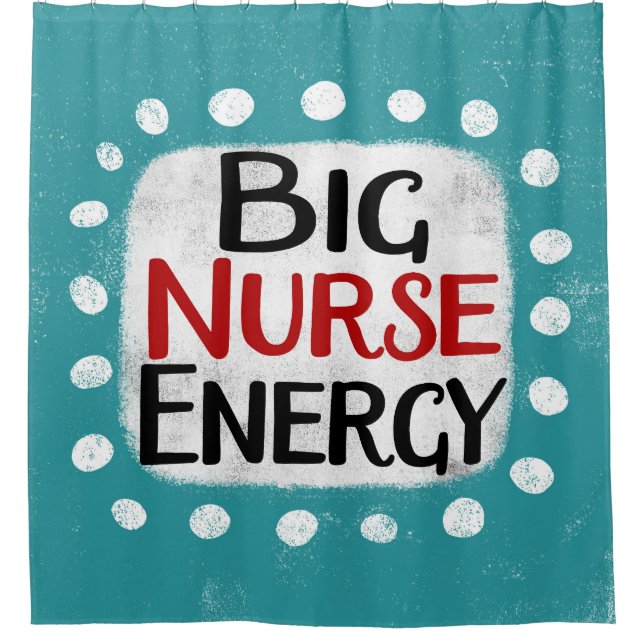 Big Nurse Energy Dusche Vorhang (Vorderseite)
