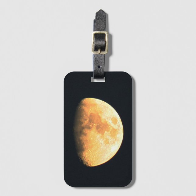 Big Old Moon bc ltcna Gepäckanhänger (Vorderseite Vertikal)