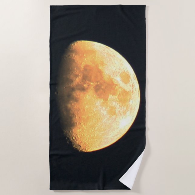 Big Old Moon btcna Strandtuch (Vorderseite)