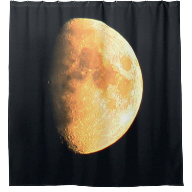 Big Old Moon scccna Duschvorhang (Vorderseite)