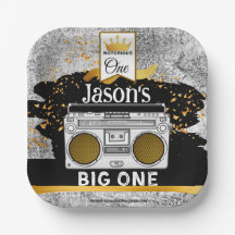 BIG ONE 1 Birthday Boombox Cake Teller