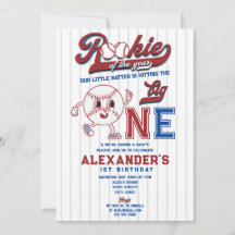 Big One Baseball Rookie des Jahres ersten Geburtst