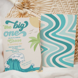 Big One Surfing Invitation | Invitation à grande v