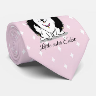 Big or Little Sister American Eskimo Dog - Eskie Krawatte