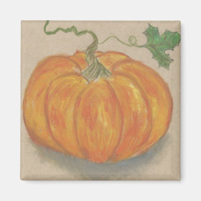 Big Orange Pumpkin Magnet (Vorne)