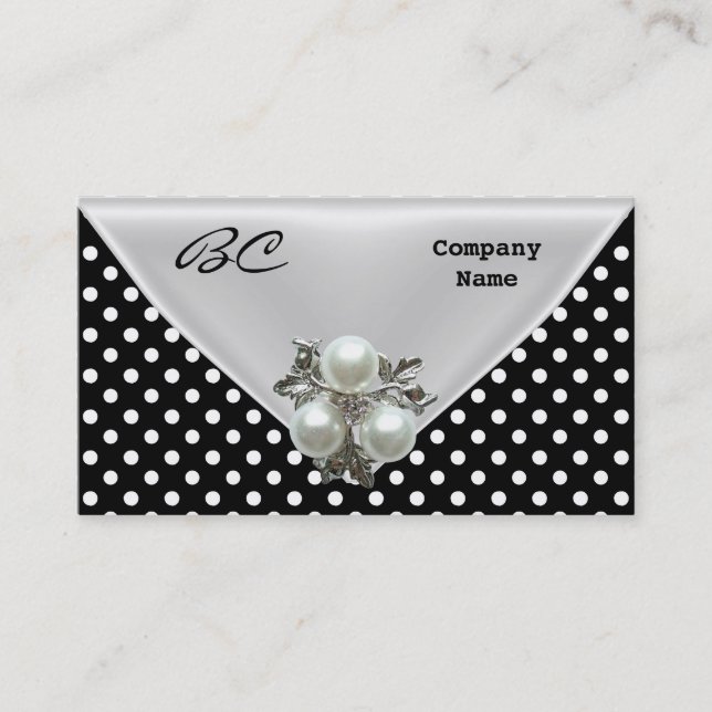 Big Order Business Card Elegante Schwarz Visitenkarte (Vorderseite)