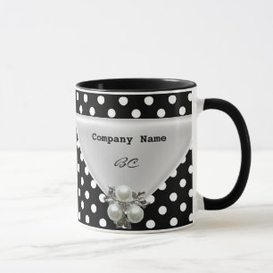 Big Order Tassen Cup Polka Dot Black Pearl