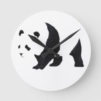 Big panda bear runde wanduhr