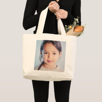 BIG PHOTO CUSTOM JUMBBO TOTE JUMBO STOFFBEUTEL