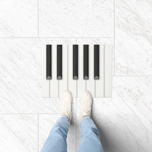 Big Piano Keys Musical 18x24 Fußmatte