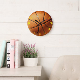 Big Pimply Orange Basket, Horloge Mur