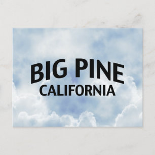 Big Pine California Postkarte