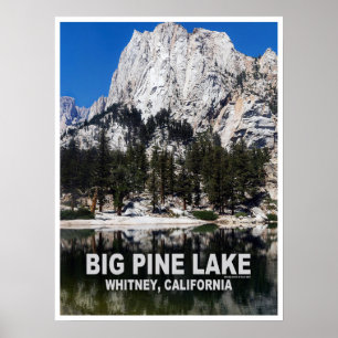 Big Pine Lake Reiseplakat Poster