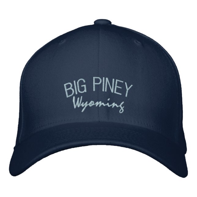 Big Piney Wyoming Casquette brodé (Devant)